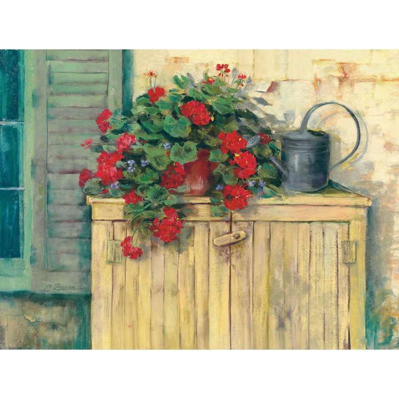«Gardeners Still Life Crop» par Carol Rowan - reproduction d'art sur toile tendue, H 24 po x l 32 po