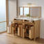 Meuble-lavabo moderne autoportant 48 po avec lavabo en céramique-291274893