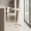 Chaise d'appoint dorée à dossier bas (ensemble de 2)-1046165277-1046165251