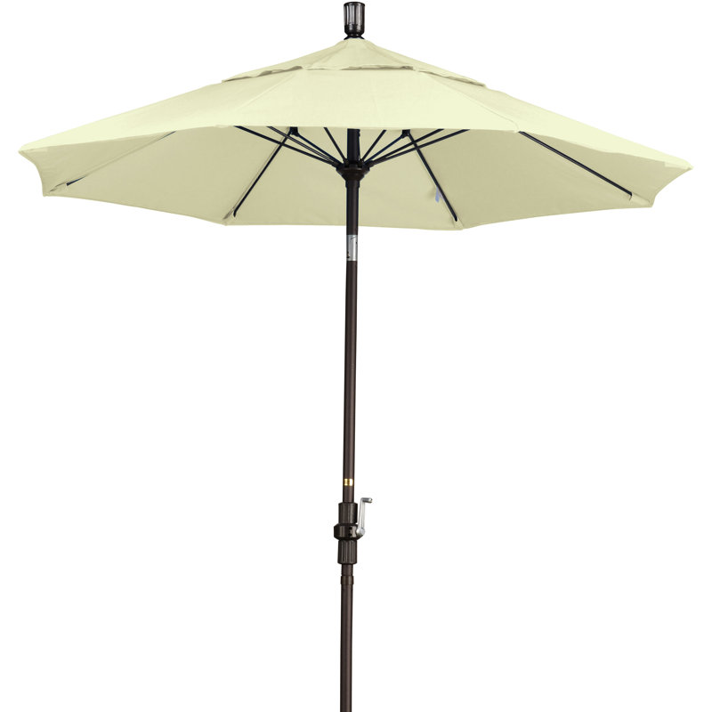 Parasol de marché 7,5 pi Brent, Naturel - polyester