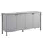 Buffet blanc festonné 4 portes Emmeline-106714565