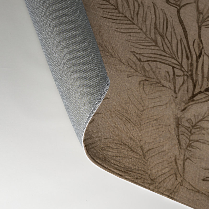Tapis d'intérieur et d'extérieur brun Nature, Rectangle 5 pi x 7 pi