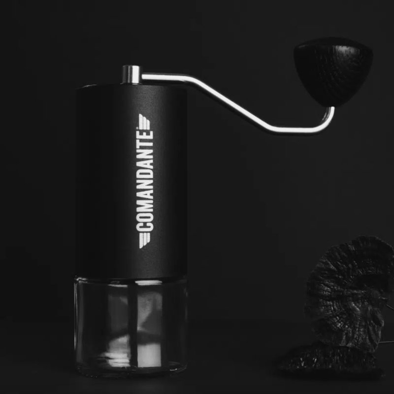 Comandante Stainless Steel Manual Connical Burr Coffee Grinder, Black