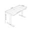 Bureau rectangulaire en bois massif noyer-130143775