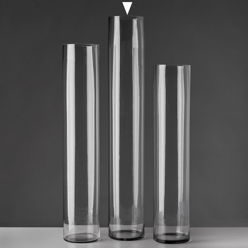 Emit Glass Jar, 90cm H x 15cm W x 15cm D