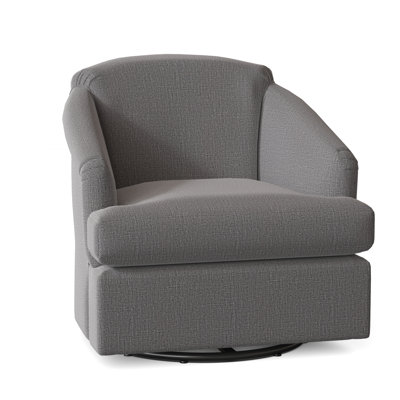 Cass Upholstered Swivel Rocker Armchair