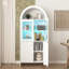 Armoire de dôme en panneau de fibres à densité moyenne de style moderne - une combinaison intelligente de rangement pour les collations et d'éclairage à DEL.-1078288106