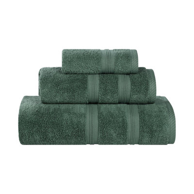  Ensemble de serviettes en coton 3 pièces Smart Quick-Dry Zero Twist