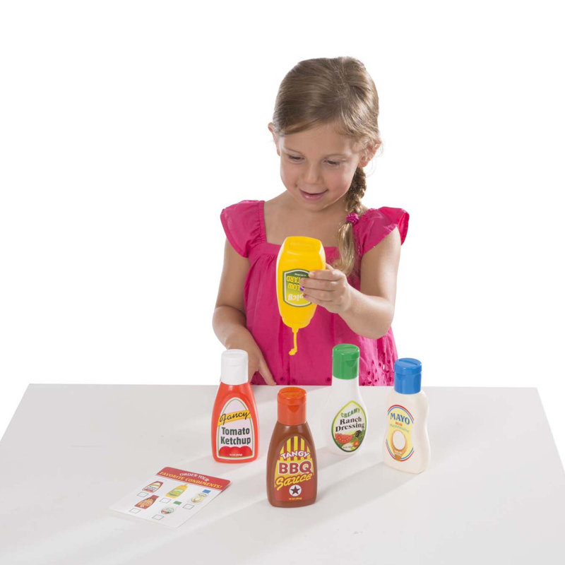 Preschool Play Food with Kitchen Accessories