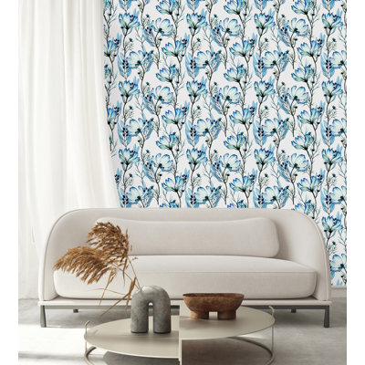 Peel & Stick Floral Tile