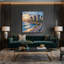 Art urbain sur toile, villes, Tel-aviv, gris-1013114334