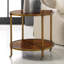 Modern History Solid Wood End Table