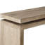 Console double à panneau double de 60 po, avec pieds et tablettes en bois massif, idéale pour une table d'appoint de 60 po avec design rétro, suspension et fabrication, zone d'entrée appropriée