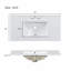 Meuble-lavabo flottant moderne de 36 pouces avec lavabo en céramique et porte à fermeture en douceur, parfait pour les petites salles de bain-2017610675