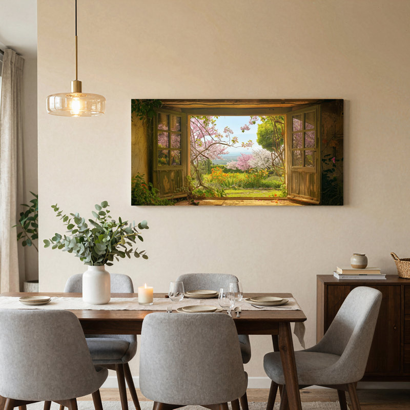 «Spring Garden», reproduction d'art sur toile, ensemble de 1, 5828