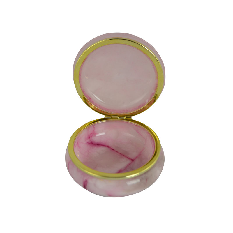 Marble Jewelry Box, Pink