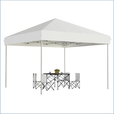 10 Ft. W x 10 Ft. D Steel Pop-Up Canopy