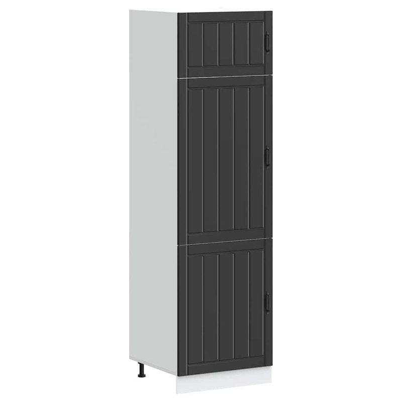 Kitchen Cupboard Lucca Engineered Wood, Black