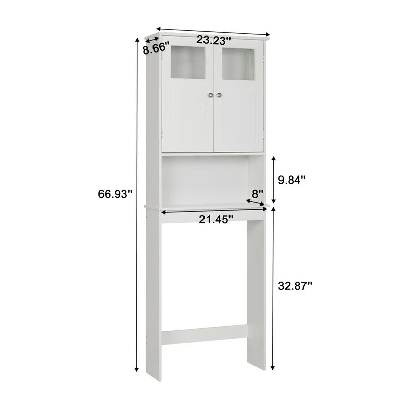 Freestanding Over The Toilet Storage