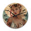 Horloge murale en bois massif Palominas-1118447109