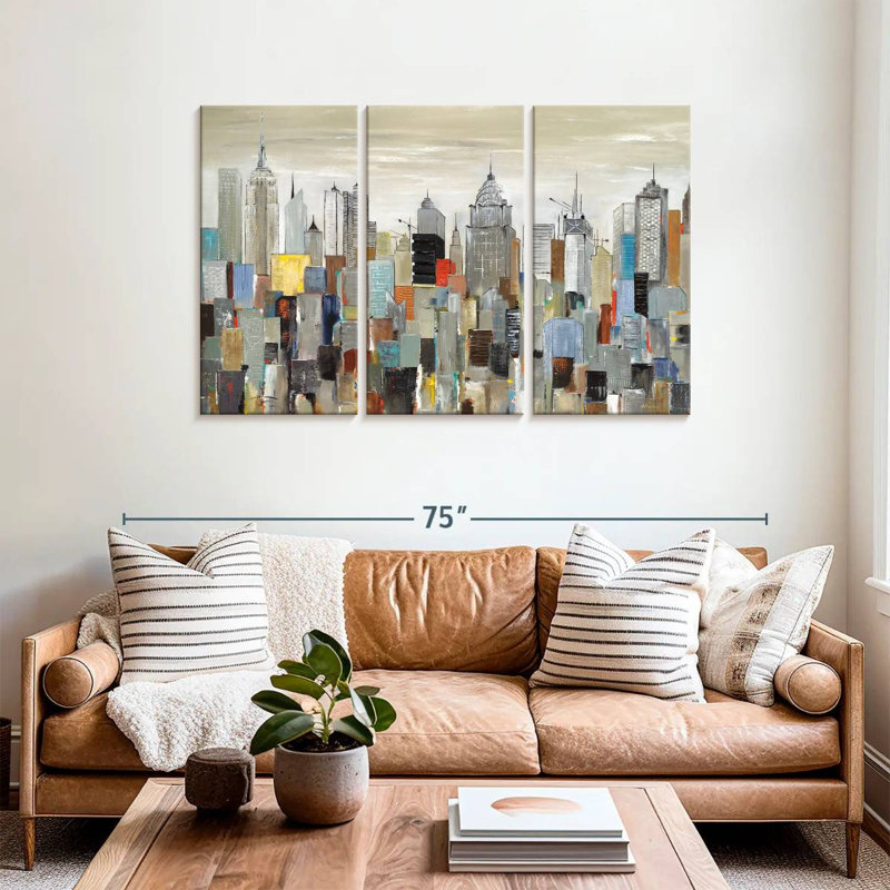Avery, horizon de New York, H 36 po x l 57 po