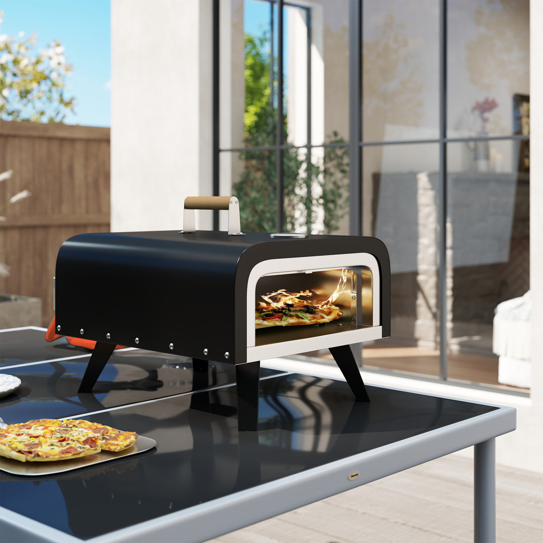 Outsunny Steel, Stainless Steel Countertop Pizza Oven