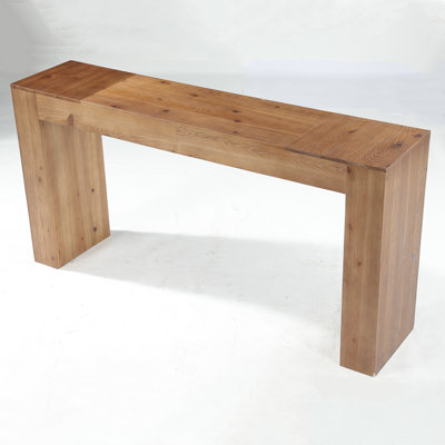 70.87" Solid Wood Farmhouse Console Table
