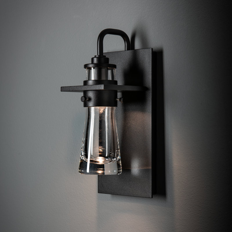 Erlenmeyer Outdoor Sconce, Coastal Black, 11.2" H x 5" W x 4.7" D