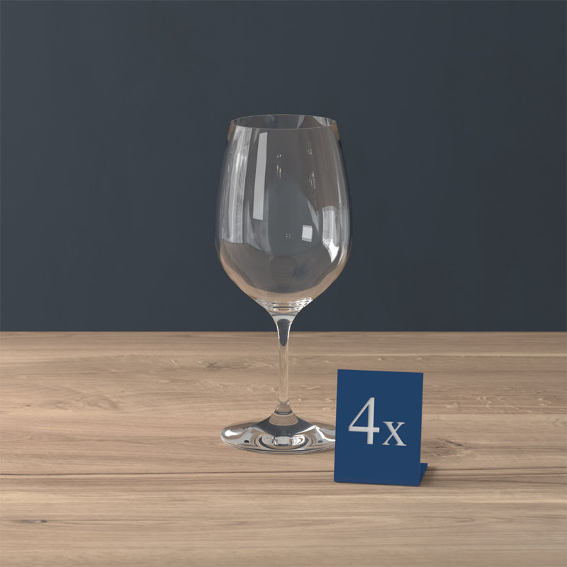 Ensemble de 4 verres à vin rouge 16 oz Villeroy & Boch