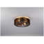 Ventilateur de plafond de style campagne moderne 20 "avec lumière - Ventilateur encastré à profil bas en bois, moteur à courant continu silencieux, télécommande pour chambre à coucher et salon