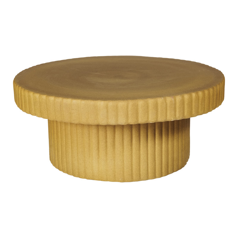 Flue Outdoor Round Coffee Table, Shale Matte