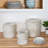 Fabric Dining Plates Storage with Felt Dividers Included