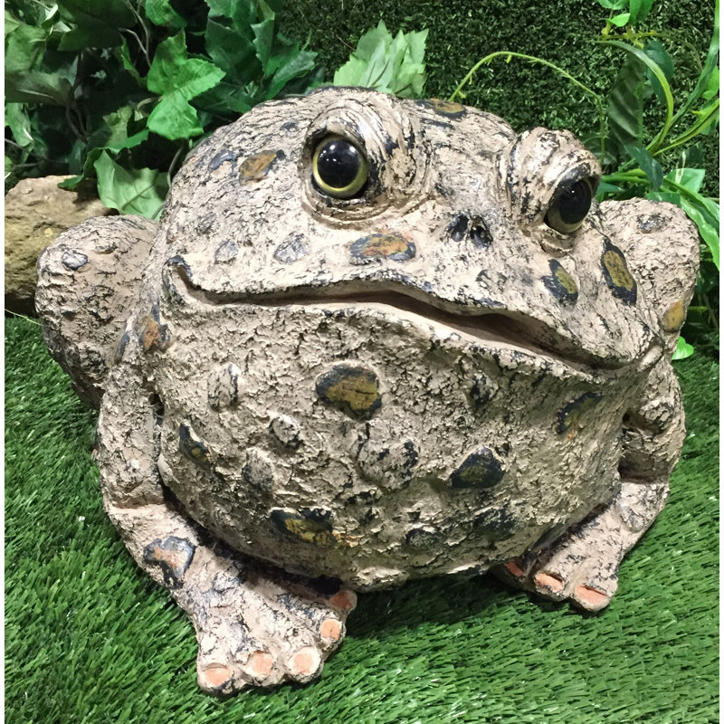 Statue de jardin classique "Earl" Toad Hollow, Brun naturel