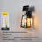 Solar Wall Lantern Outdoor, Clear Glass And Aluminum Bxf