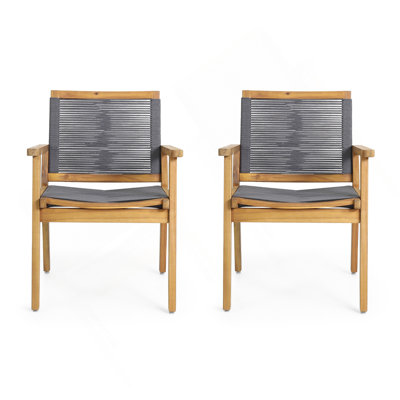 Chaise de salle à manger MCGILL (ensemble de 2), capacité de 400 lb