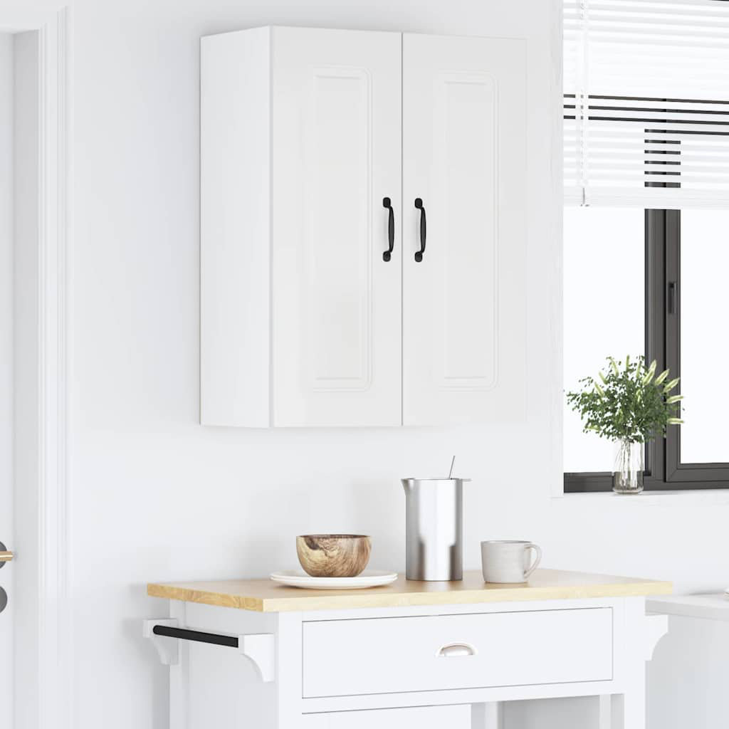 Vidaxl Kitchen Wall Cabinet With Shelf 2 Pcs Black 30 X 31 X 80 Cm