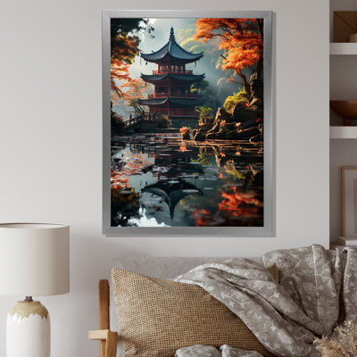 Teije, art asiatique, pagode sereine - impression