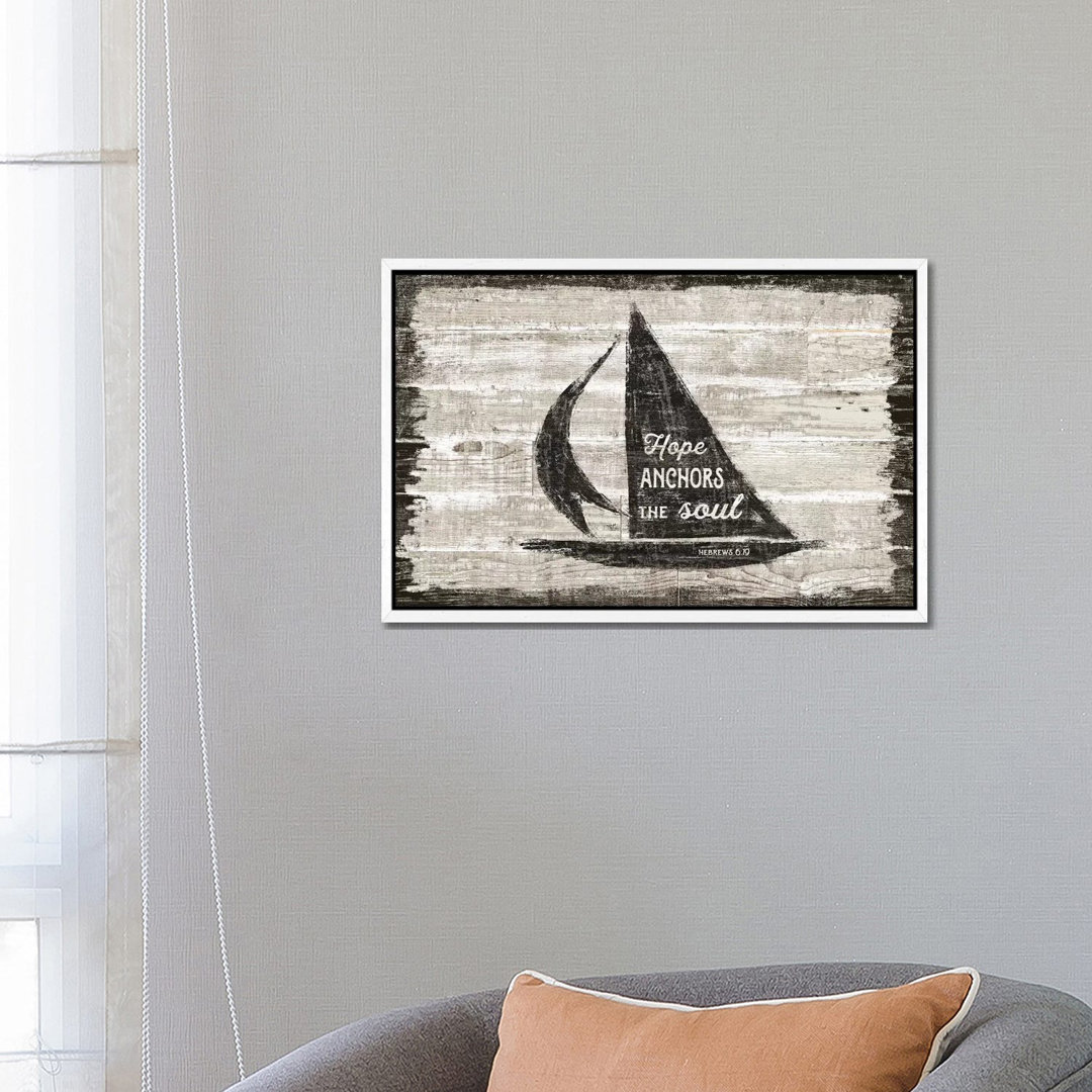 Driftwood Coast Scripture II von Sue Schlabach - Gallery-Wrapped Canvas Giclée