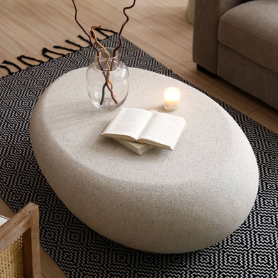  Table basse ovale irrégulière