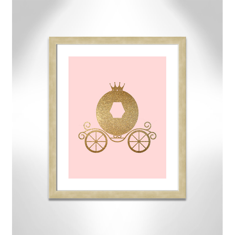 Fairy Tale Fairytale 3, impression sur papier, H 26,5 po x l 22,5 po x P 0,63 po, Encadré plat champagne