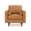 Fessler 34.7" Wide Genuine Leather Armchair