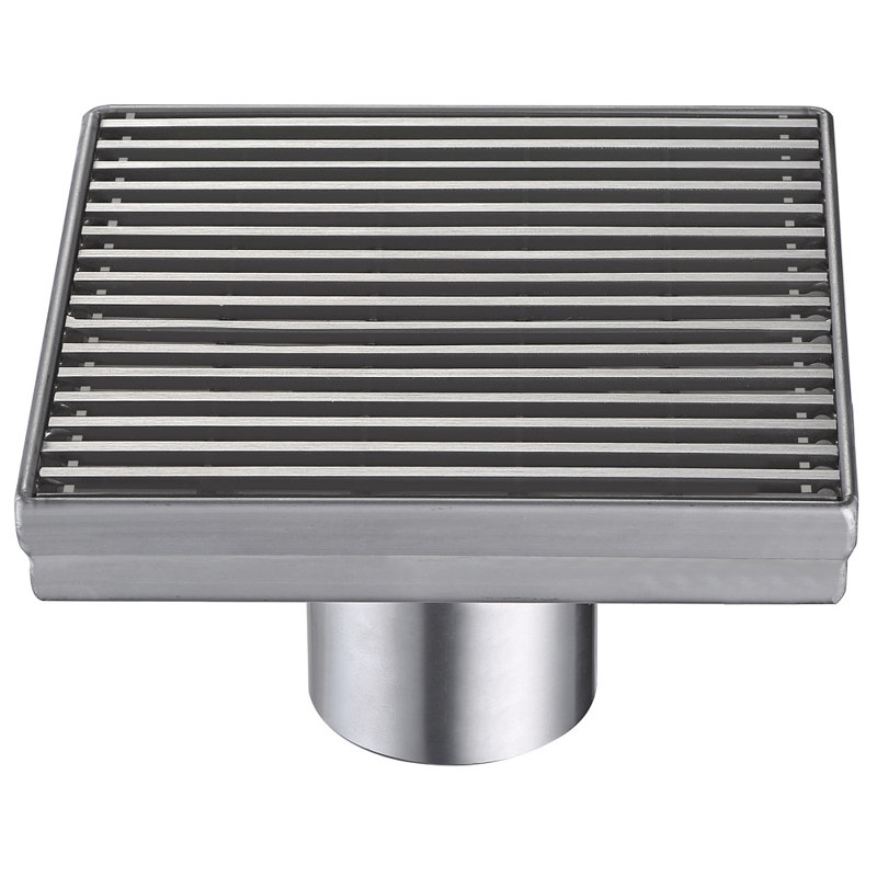 Stainless Steel Square Linear Floor Shower Drain