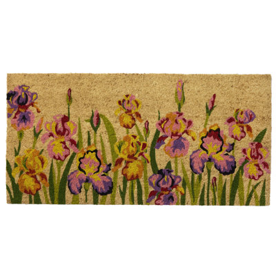 Irises Doormat 20x40