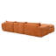 Canapé modulaire entièrement dénudé avec repose-pieds mobile Ishmam-121883757