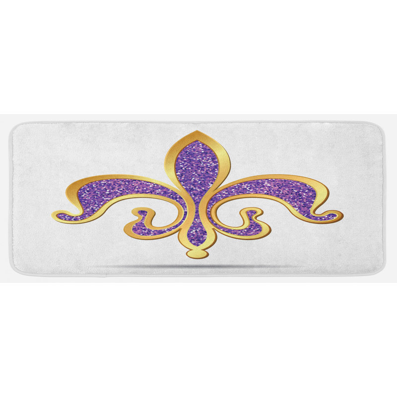Tapis de cuisine fleur de lis