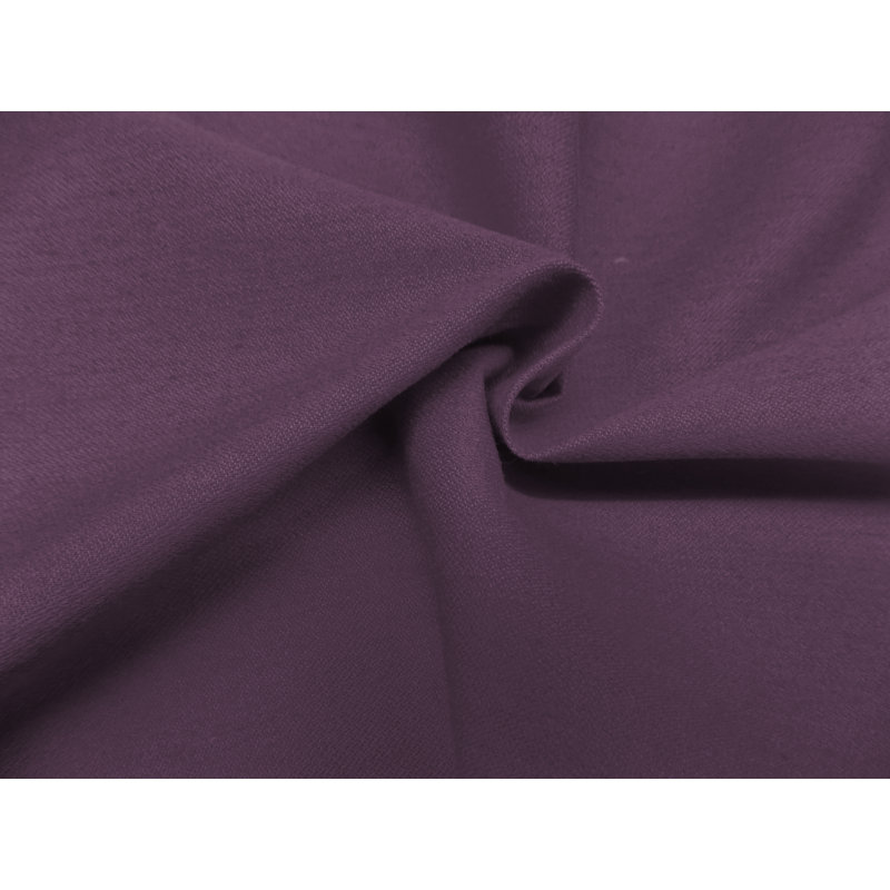 Newbury 67% Polyester And 33% Cotton Room Darkening Single Curtain Panel, 130cm wide x 305cm high, Aubergine