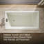 Tea-for-Two 66-In x 36-In Drop-in/Undermount Whirlpool Bath with Reversible Drain-1141842228