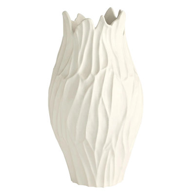 Bloom Vase Round-Matte White