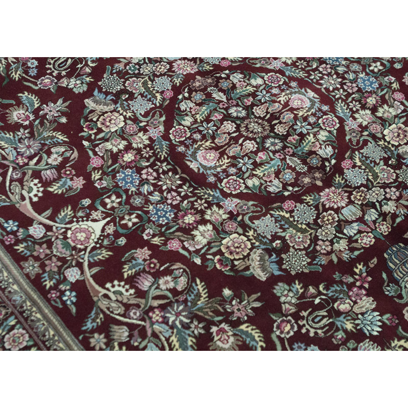Shah Wool Oriental Area Rug in Red/Blue