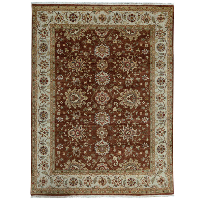 Wool Floral Area Rug